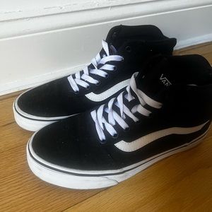 Black high top vans